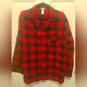 WonderShop Plaid Pajama Shirt